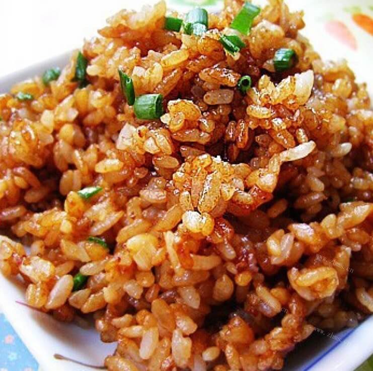 美味的鸭肉炒饭