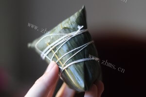 好吃又好看的四角粽做法图解12)