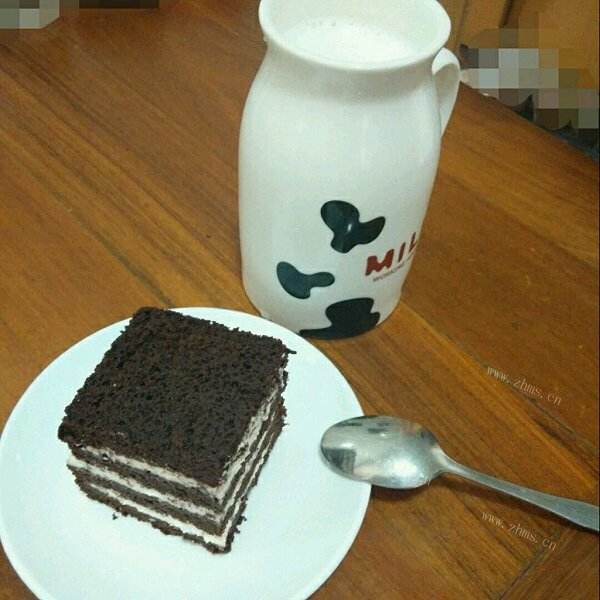 美味的巧克力蛋糕