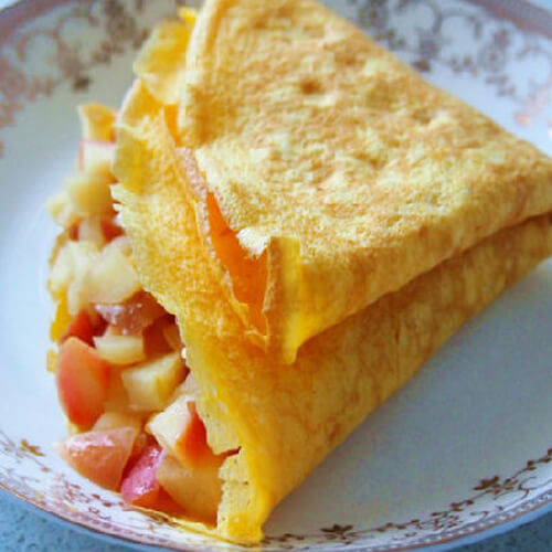 辅食之苹果蛋饼的做法