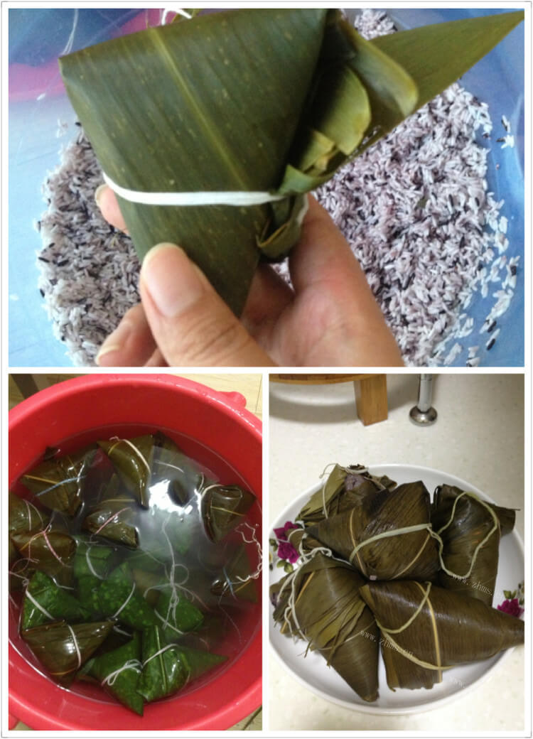 美味的传统滇味火腿粽子做法图解4)