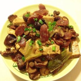 好吃的香菇烩豆腐