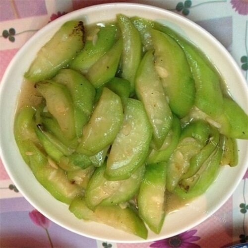 好吃的茄子炒丝瓜