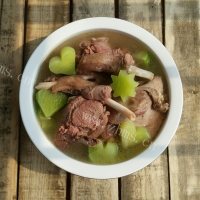 美味炝锅羊肉汤的做法