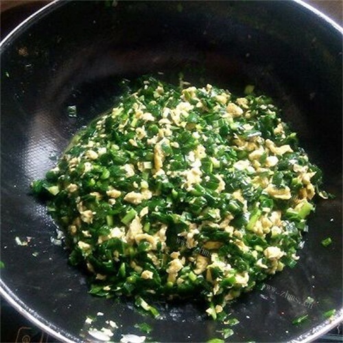 美味的韭菜饺子馅