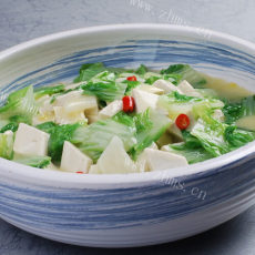 营养白菜炖豆腐的做法