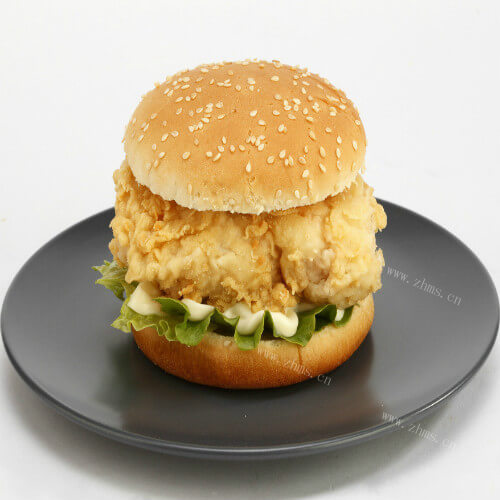 美味的鸡腿堡
