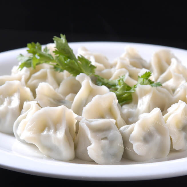 美味的韭菜水饺