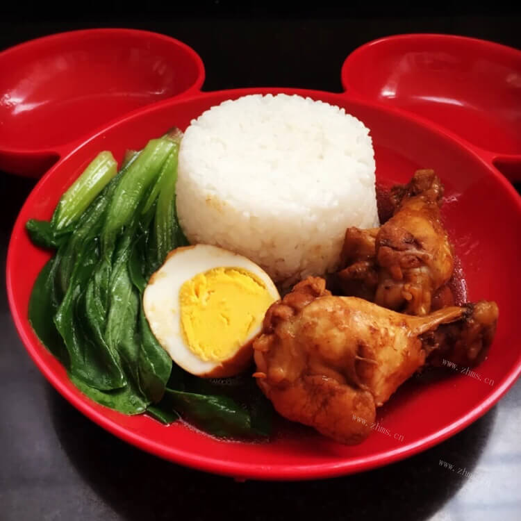 美味鸡腿卤肉饭
