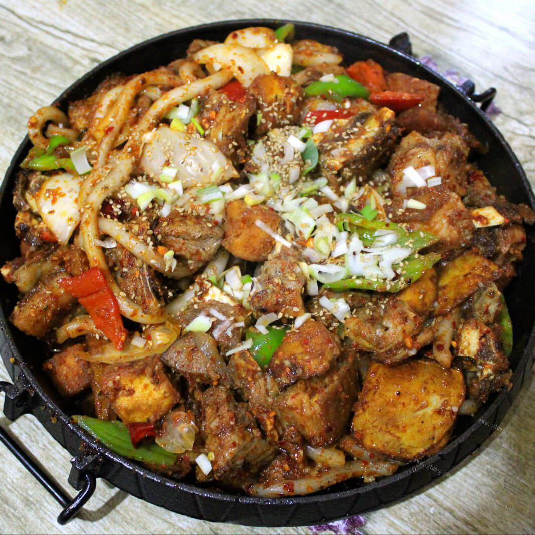 美味炕锅羊肉的做法