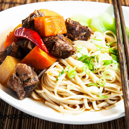 美味的牛肉拌面的做法 