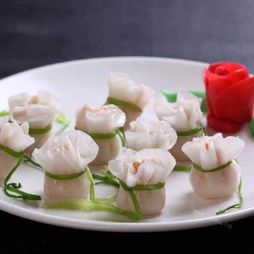 美味的蒸虾饺