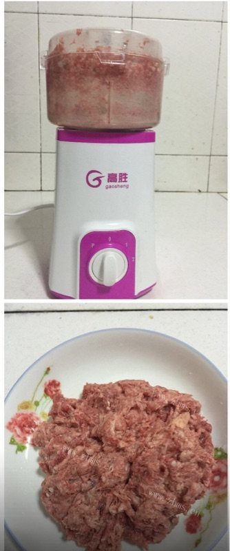 家常羊肉大葱包子馅的做法做法图解4)