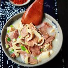 美味的炝锅羊肉汤的做法