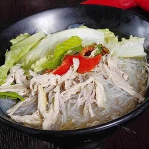 香辣鸡丝粉