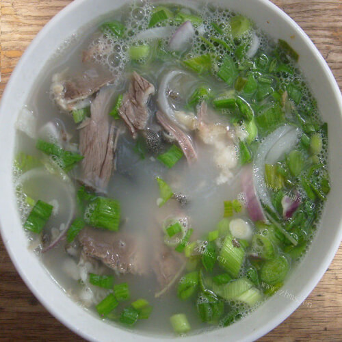 美味的羊肉老黄瓜汤的做法