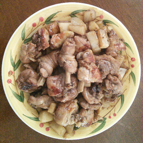 美味的白萝卜炖鸡腿