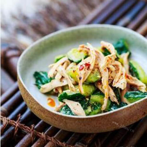 凉拌黄瓜鸡丝