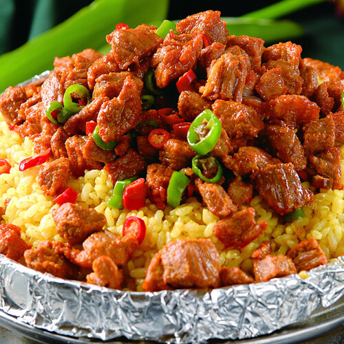 美味牛肉炒米饭