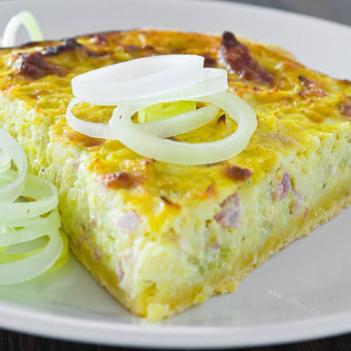 美味的韭菜煎蛋饼