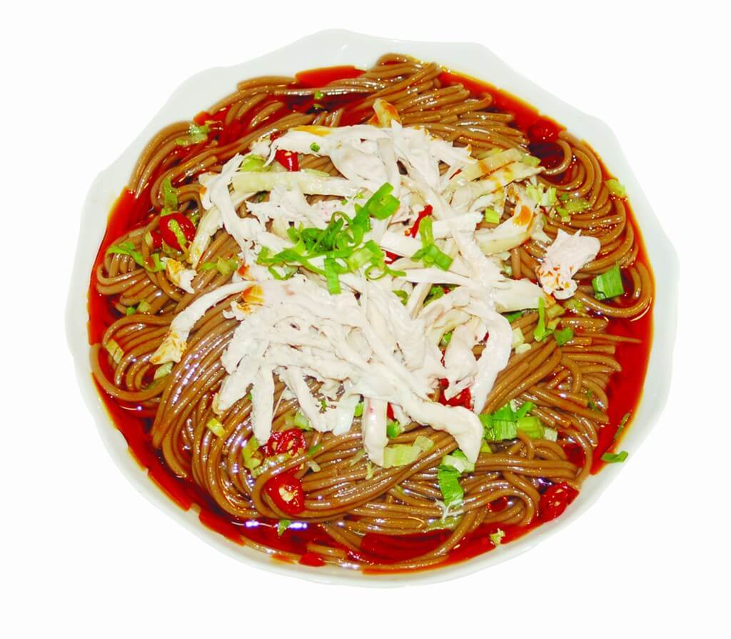 好吃的鸡丝烩面