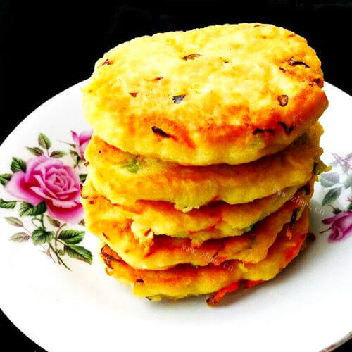 酥香豆腐渣饼