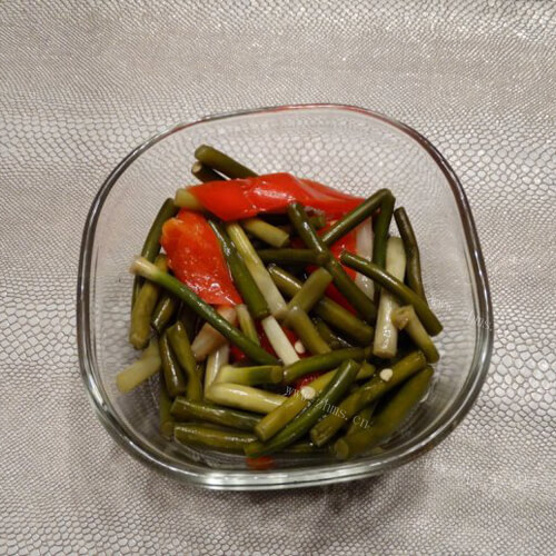 家常腌蒜薹