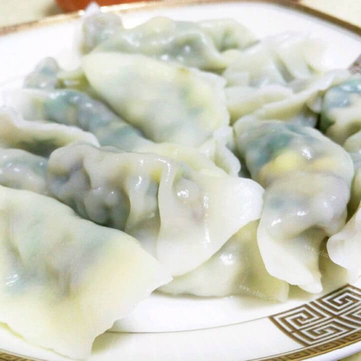 美味的韭菜水饺