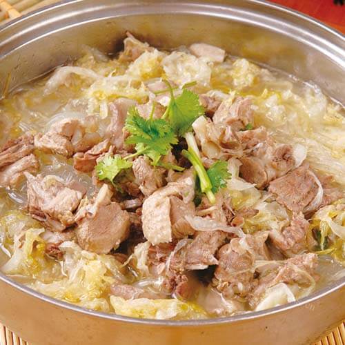 美味的炖鸡肉