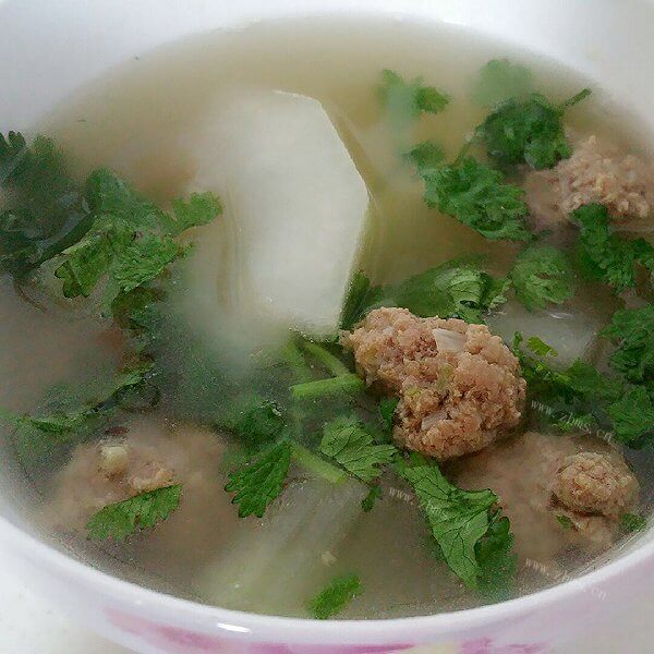 好喝的冬瓜羊肉丸子汤