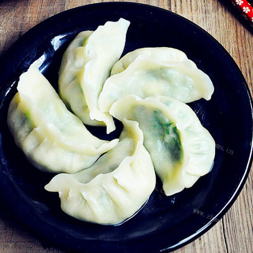 好吃的虾仁韭菜饺子