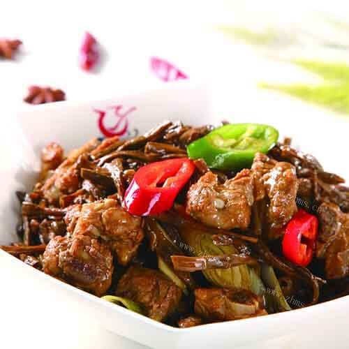 美味干豆角烧排骨