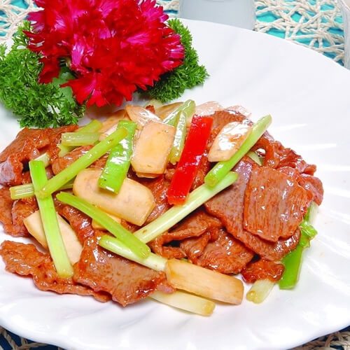 美味胡萝卜炒羊肉的做法