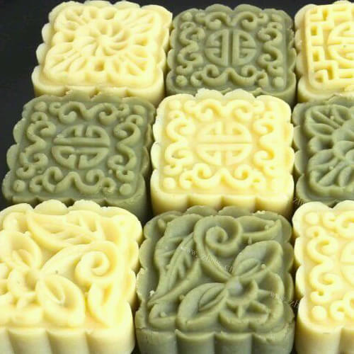 家常的自制绿豆糕
