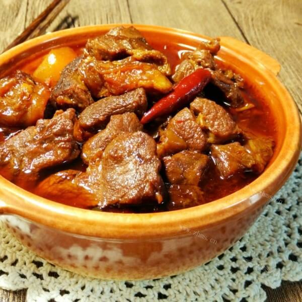 美味可口的煨牛肉的做法