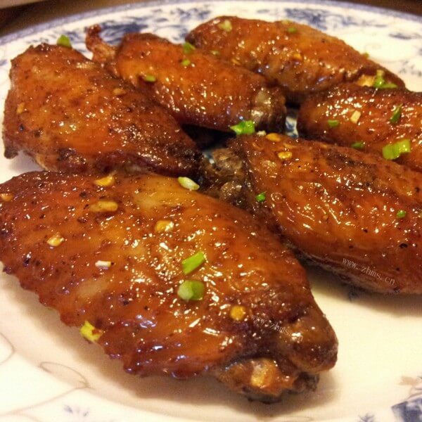 美味的黑椒鸡翅