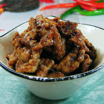 美味的孜然炒猪肉的做法