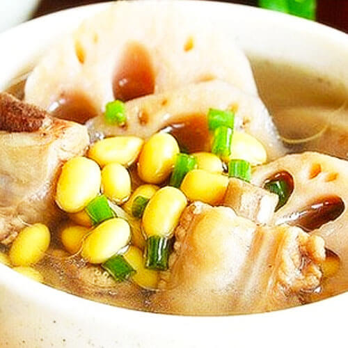 鲜美菜干瘦肉汤
