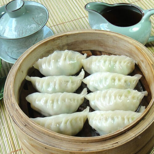 美味虾仁韭菜饺子