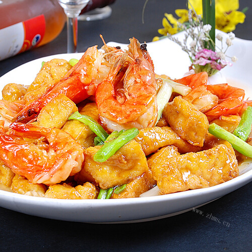 好吃的虾豆腐