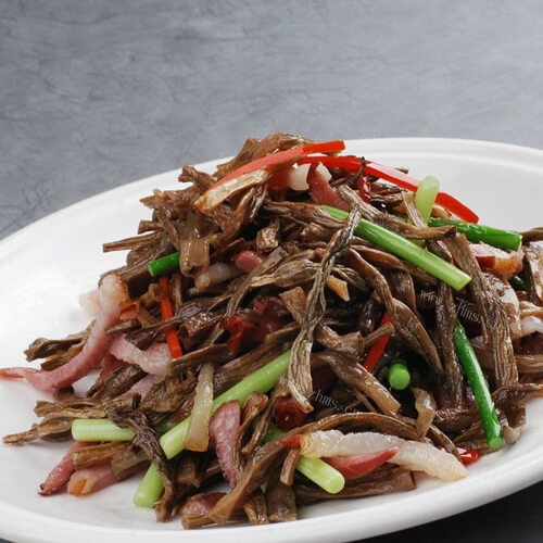 秘制简单的豇豆炒肉丝
