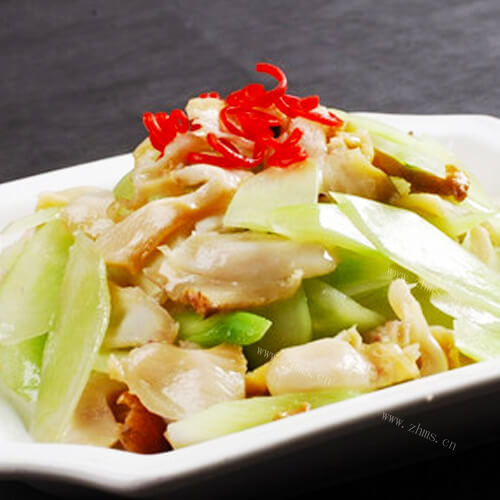 美味莴笋炒肉丝