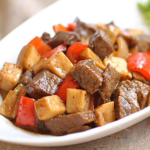 美味的黑胡椒牛肉做法