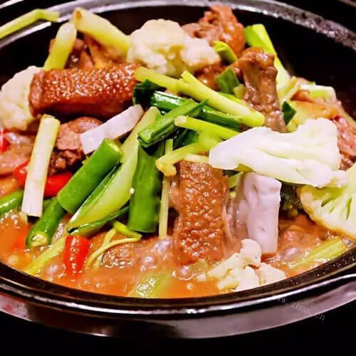 美味地方特色的羊肉炉的做法