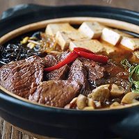 美味的牛肉粉丝砂锅的做法做法图解3)