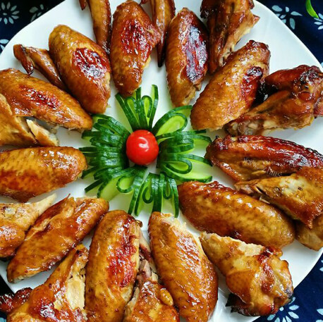 美味的干煸鸡翅