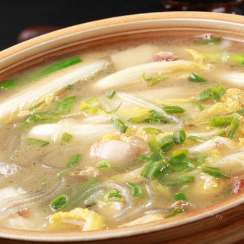 好吃的豆角炖粉条