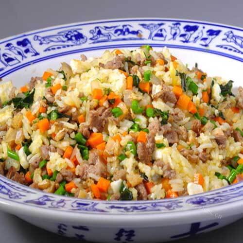 营养羊肉炒饭