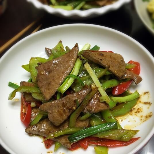 好吃的韭菜炒猪肝的做法