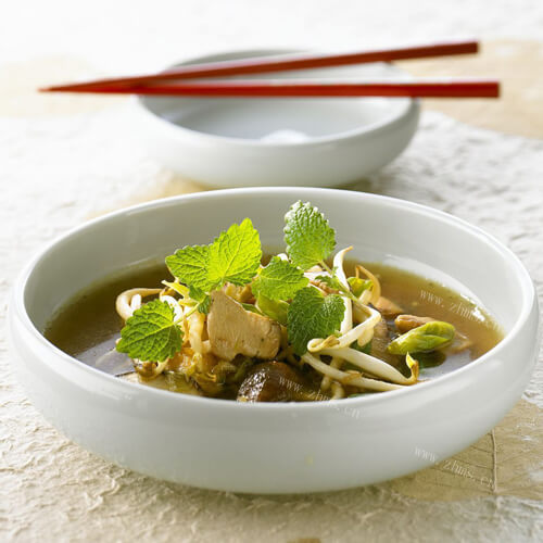 家常香菇鸡丝汤